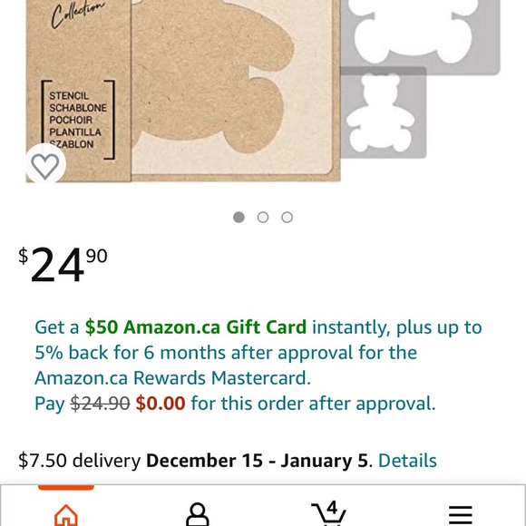 95. bear stencils set for kids room - Picture 3 of 5